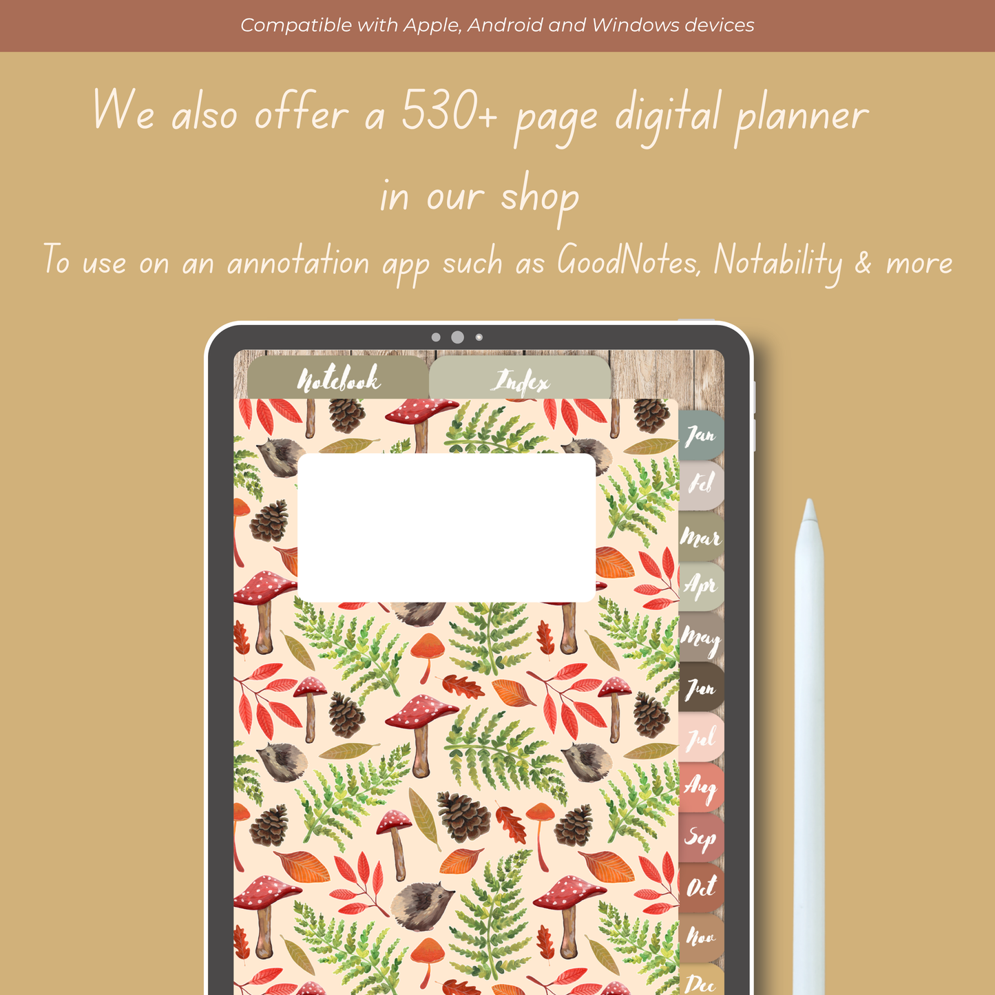 Whimsical Woodland Planner Pages | Junk Journal Style, Undated (Digital Download)
