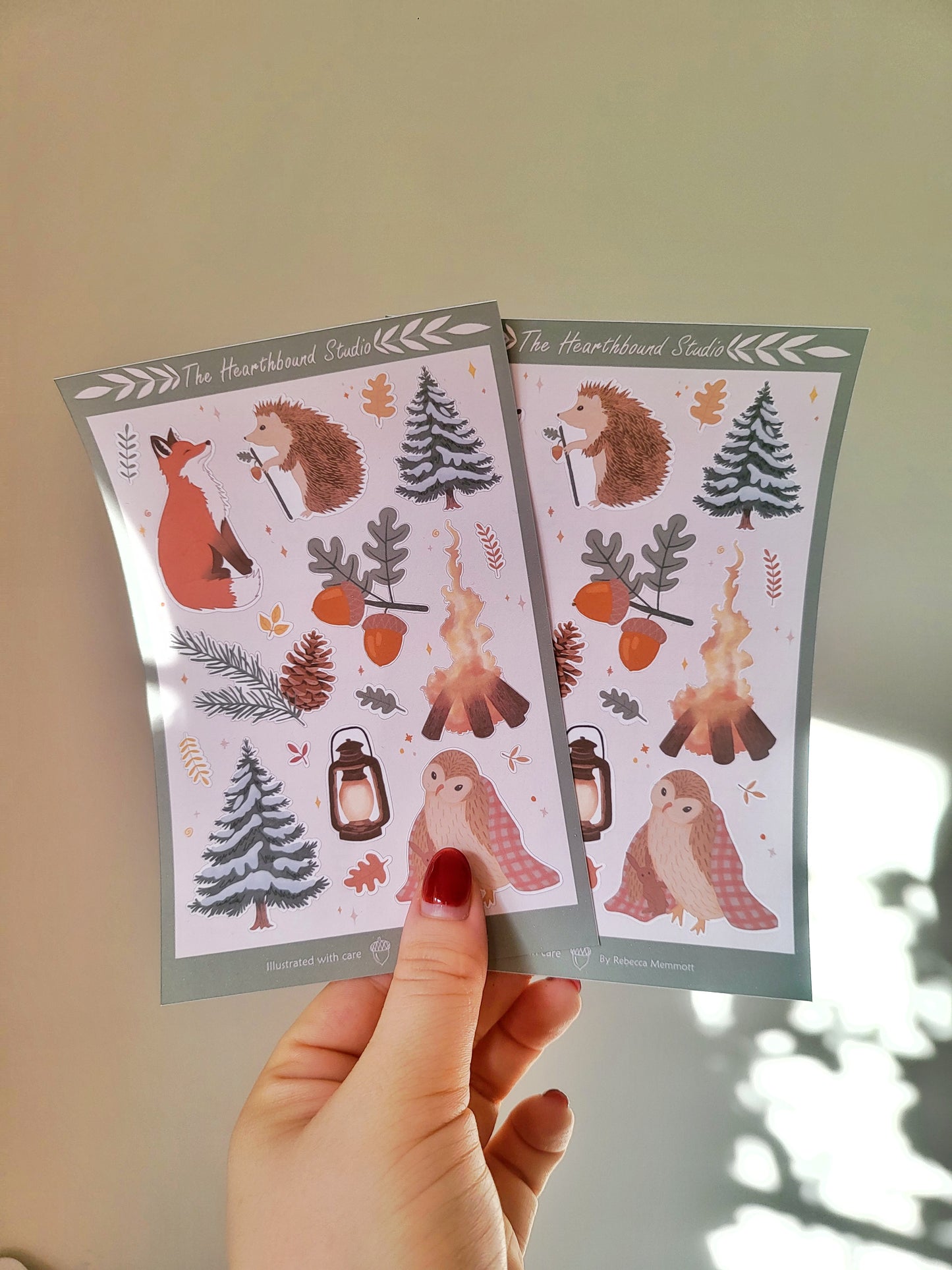 Sticker Sheet - The Winter Hearth