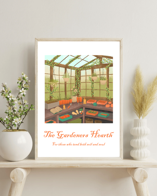 The Gardener's Hearth - Art Print