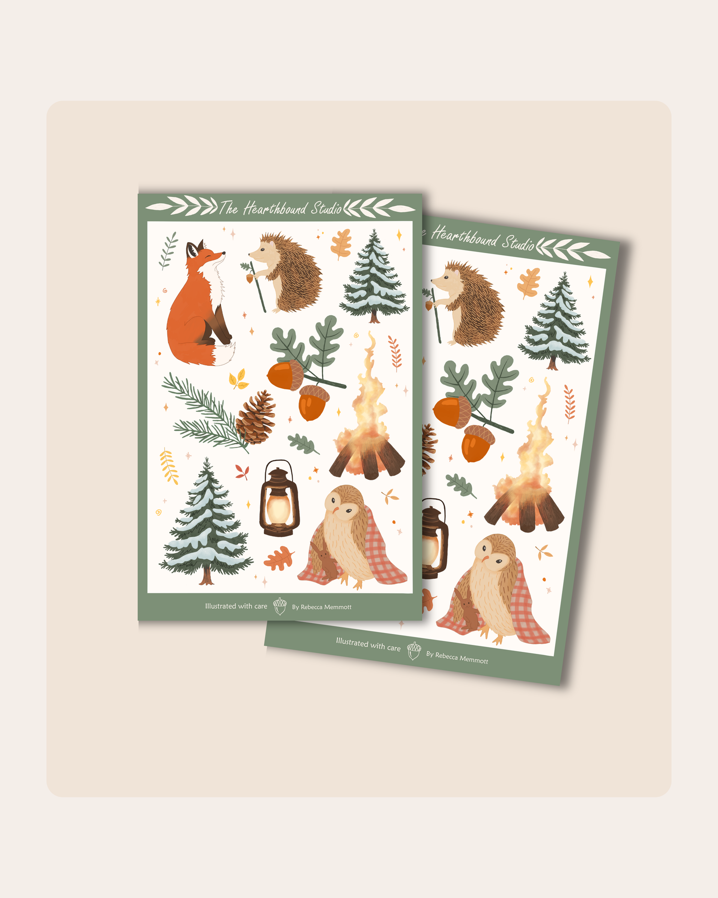 Sticker Sheet - The Winter Hearth